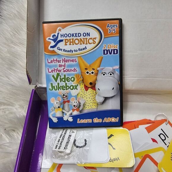 Hooked On Phonics Lot Learn To Read Letters Sounds Discs Books Cards - Picture 5 of 13